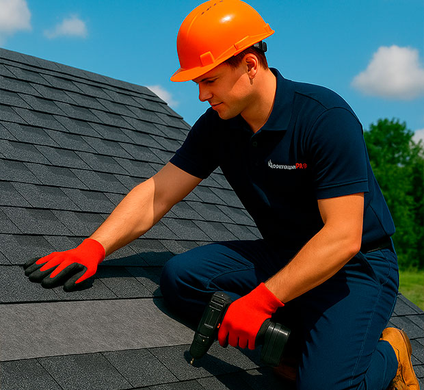 Монтаж мягкой кровли в Кременной